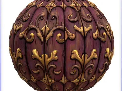 Stylized Wood Seamless Texture Texture 42