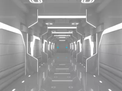 Sci Fi Corridor 3D model