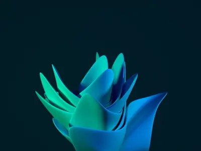 ABSTRACT RED for windows 11 type wallpaper file 3D model