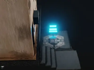 Fly Building Cyberpunk 3D model