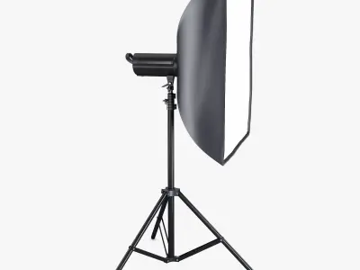 Studio Softbox Light M 2 3D model
