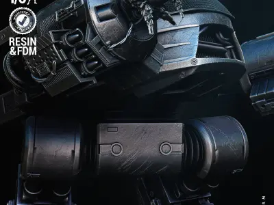 Wicked Movies ED 209 Sculpture Tested for 3D printing  3D print model