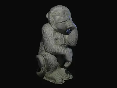 Monkey Statue 3D model