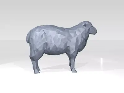 Sheep Low Poligonal 3D model