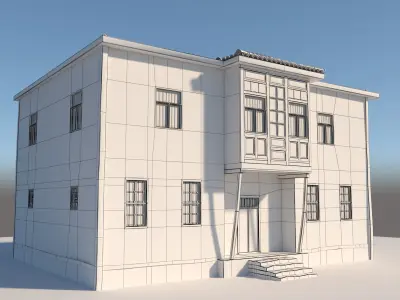 3d Village House 3D model