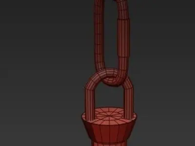 SHaded Chandelier 3D model