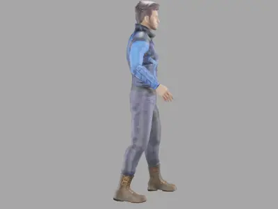 Raw One Low-poly 3D model