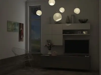 Home Plazma Units Plans Low-poly 3D model