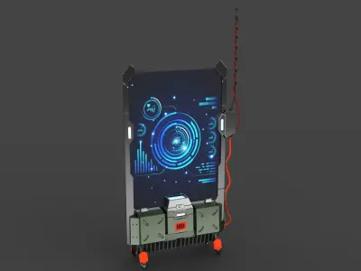 Sci-fi Terminal Cartoon  3D model