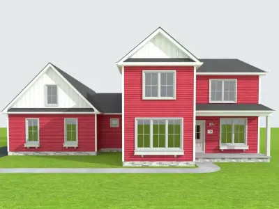 Cape Cod House 20 3D model