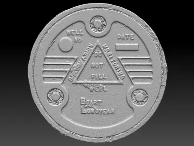 Observation Monitoring Well 3D model