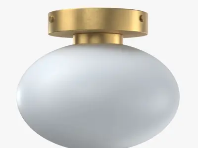 Mushroom Surface Mount in common with PBR 3D model