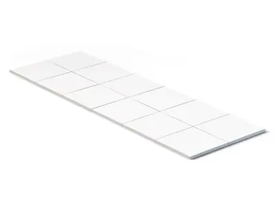 Concrete Base 4m x 12m Low-poly 3D model