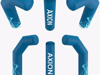 Zip-Off 1000-96 inflatable arch Axion 3D model
