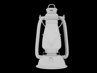 Old Lantern  Low-poly 3D model