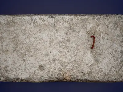 Concrete slab Low-poly 3D model