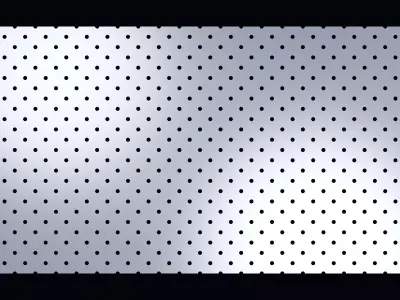 Perforated panel with 6 percent opening 25O78 3D model