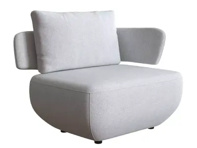 Armchair Viccarbe Levitt 3D model