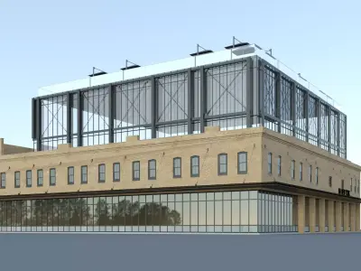 Building Hotel  3D model