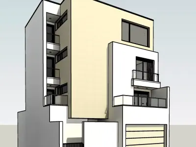 Modern villa 3D model