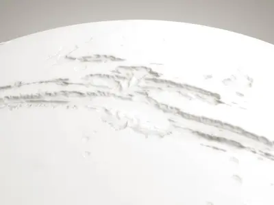 Mars - High Poly Sculpted Model 3D model