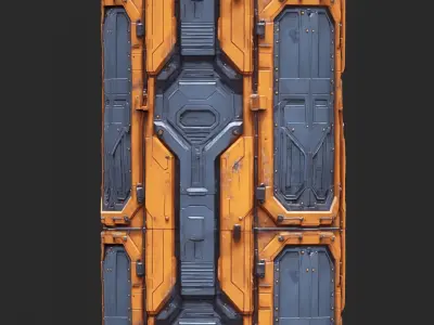 Sci-FI Seamless Texture  Texture 3