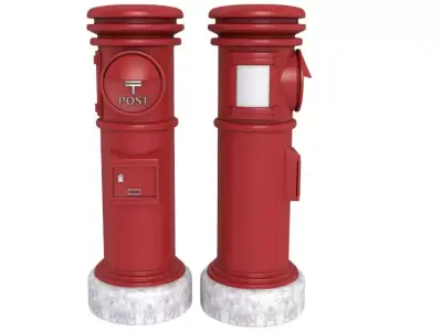 Mailboxes Collection 3D model