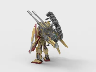 Hyaku Shiki Metal Core Full Armore 3D model