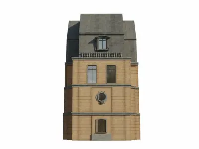 Haussmannien building 2 3D model
