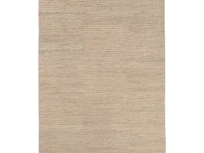 ANNU WOOL RUG Sand 3D model