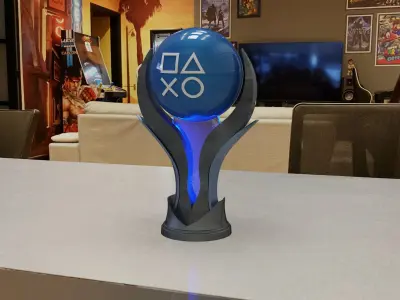 PS5 PLATINUM TROPHY 3D print model