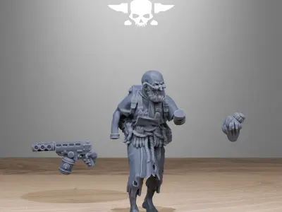Corrupted Guard Abhumans 3D print model