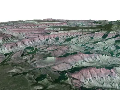 Grand Canyon 3D model