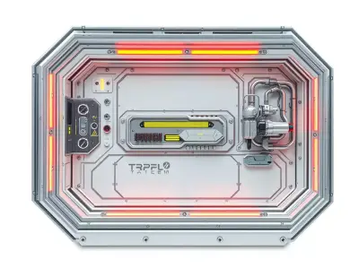 Futuristic Control Panel model pack Low-poly 3D model order