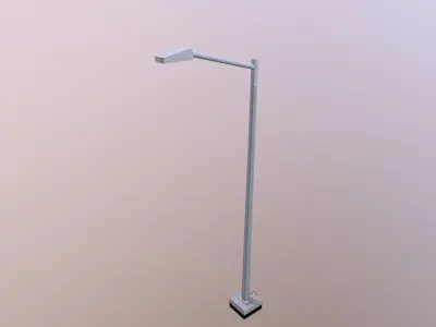 Street Light Low-poly 3D model