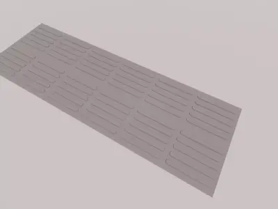 Tactile Guidance Tile - Parametric 3D model