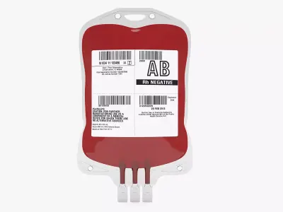 Medical - Blood Bag  3D model