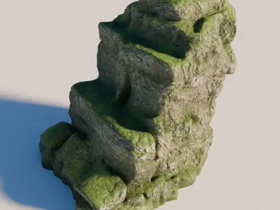 Rock 1 Low-poly 3D model