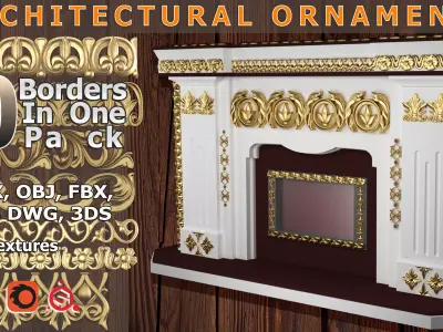 50 Borders Ornamental in One Pack