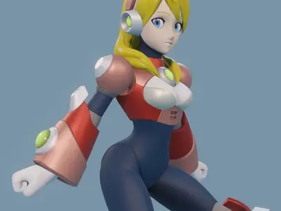 Alia - Megaman X 3D model