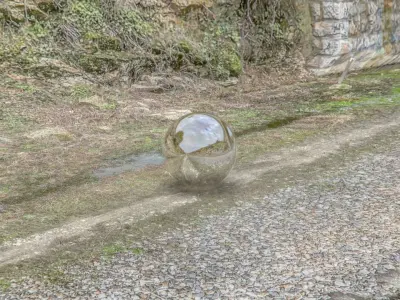 HDRI Railway Track Low-poly 3D model