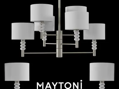 Chandelier Lincoln MOD527PL-06N Maytoni Modern Free 3D model