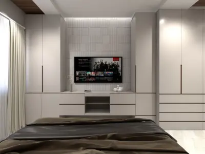 Master Bedroom 3D model 7
