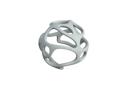 SciFi Cube Object No 33214 Low Poly Shape Texture