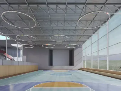 School Building 3D model