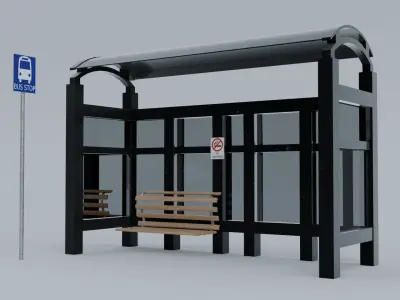 Urban city infill bundle Low-poly 3D model