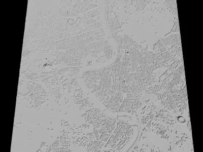 Rome 3D Printing stl file 3D Model of Rome 3D print model