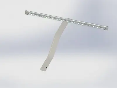 Light-diode lamp Low-poly 3D model