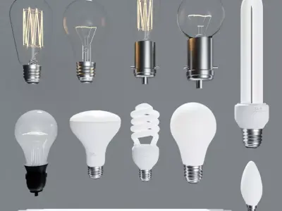Light Bulbs 3D model