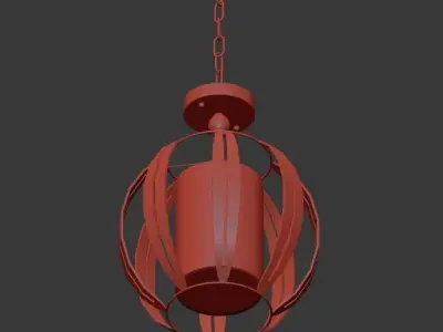 Abercorn Pendant Semi Flush 3D model